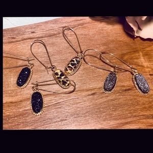 DROP EARRINGS ( set of 3)